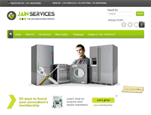 Tablet Screenshot of jainservice.com